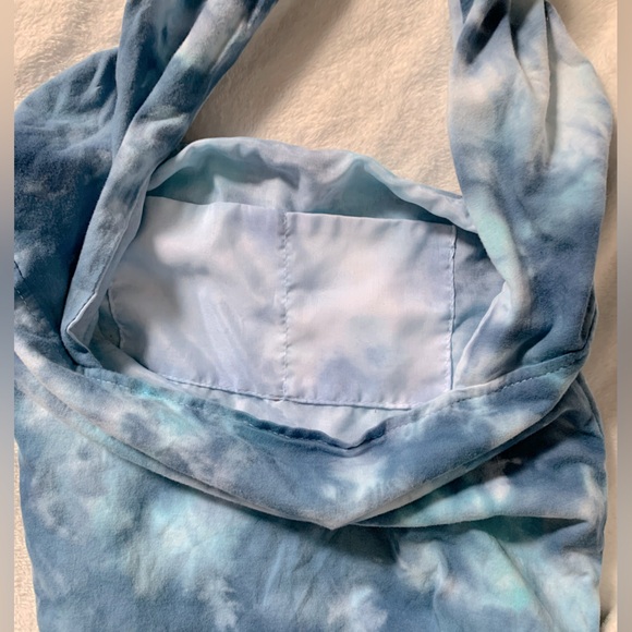 Blue tie dye tote bag - Picture 5 of 5